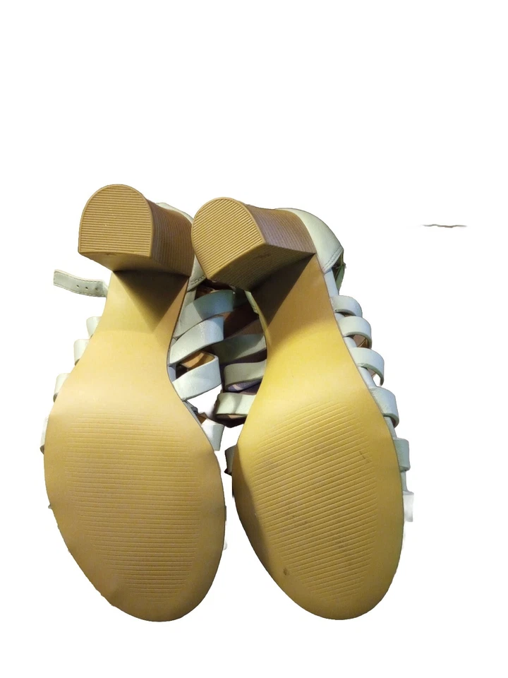 XOXO Seafoam Verde Gladiador Estilo 3 en Tacón Talla 6 1/2 Nuevo sin Etiquetas Foto 4 de 4