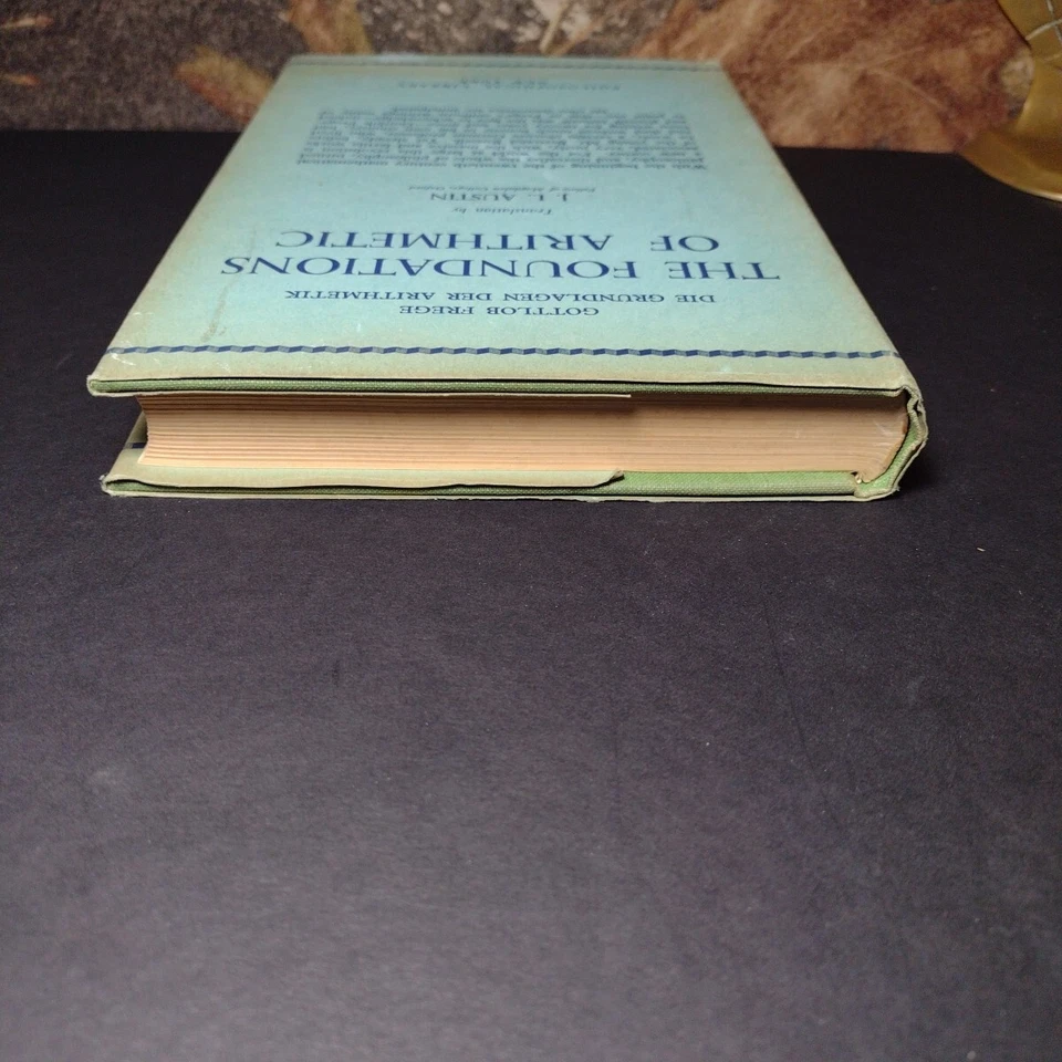 The Foundations of Arithmetic, J.L. Austin -English/German -1950 -Hardcover - Image 4 of 4