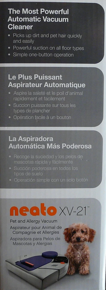 NEATO XV-21 Pet & Allergy Automatic Vacuum Cleaner... NEW! - Image 4 of 4