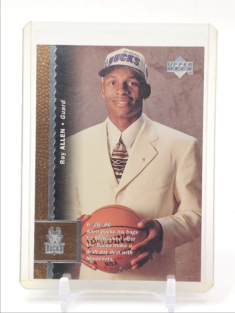 RAY ALLEN 1996-97 UPPER DECK ROOKIE BASKETBALL BUCKS #69 RC Q3824
