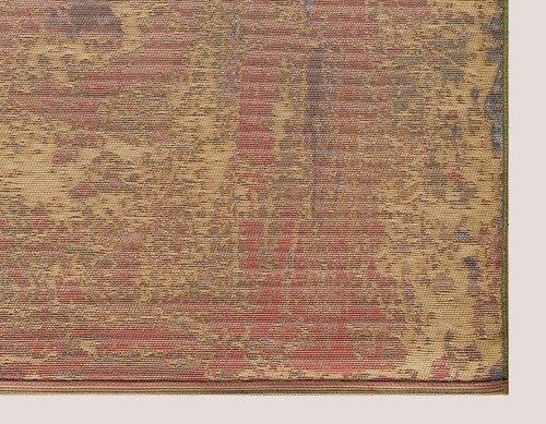 Unique Loom Outdoor Modern Collection Area Rug - Crumpled (6' 1" Square Multi... - Picture 9 of 9