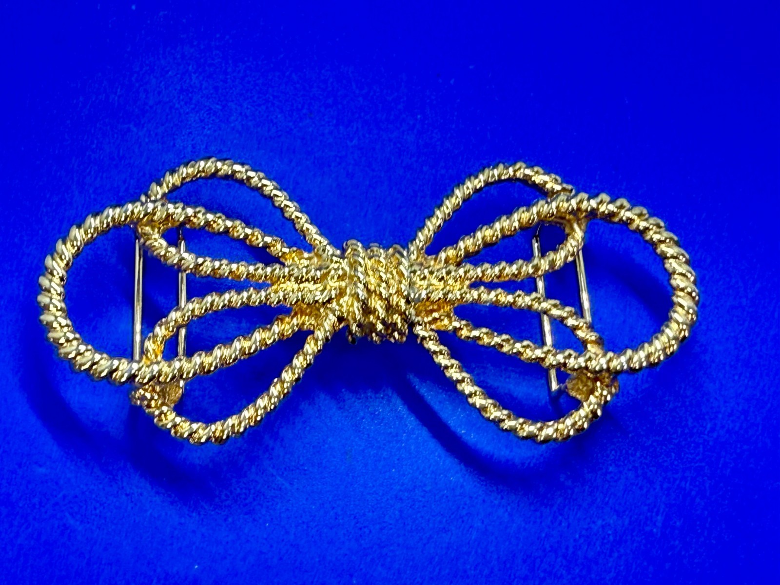 Knotted Bow Tie Dotty Smith Interlocking Two Piec… - image 2