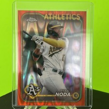 2024 Topps Chrome - Ryan Noda #284 Orange Raywave Refractor /25