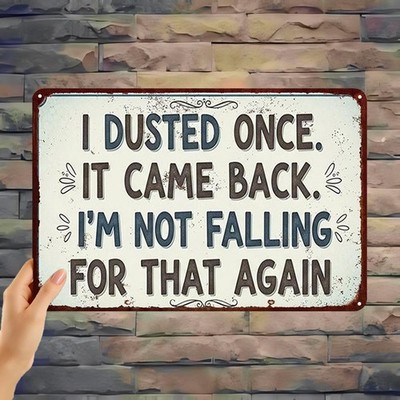 Rustic Metal Sign Aluminum 8x12 Funny Decor Wall Art Home Gift Idea