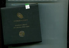 STANDING LIBERTY COMMEMORATIVE GOLD COIN BOX AND COA ONLY 5729T