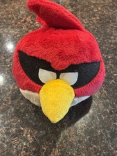 2010 Angry Birds Space 8 Plush Toy Super Red No Sound