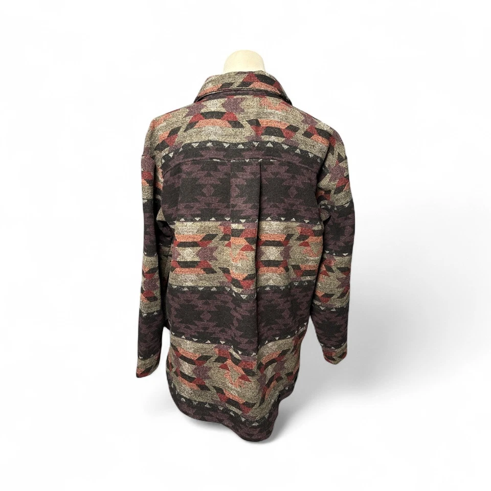 Chaqueta Maurices Mujer Grande Azteca Botón Frontal Western Boho Nueva con Etiquetas Otoño Foto 2 de 4