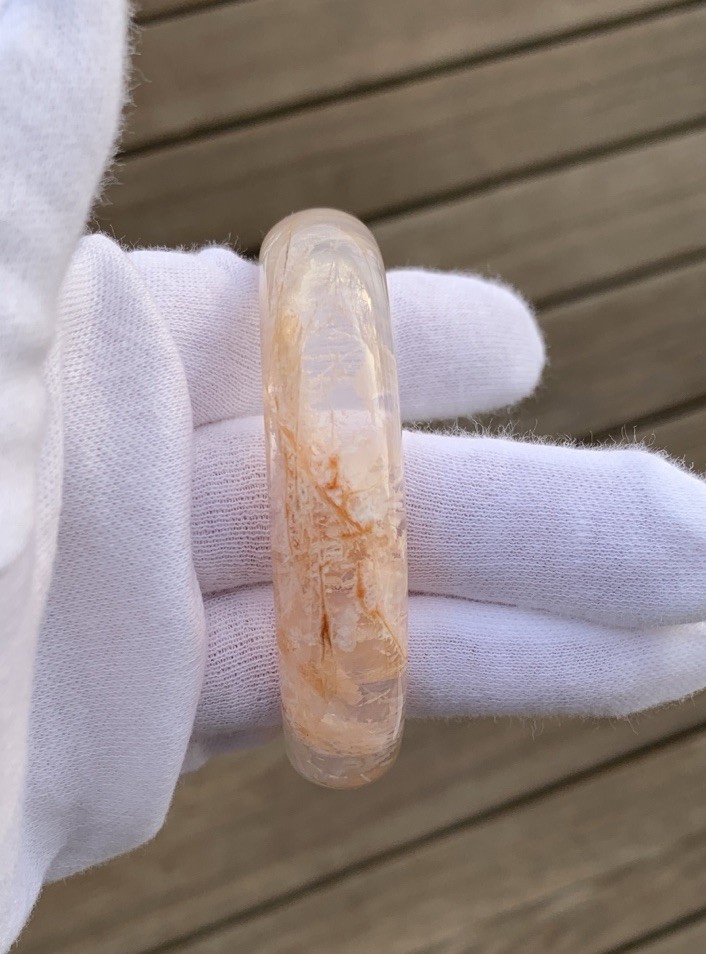 Snowflake Ghost Crystal Bangle - image 5