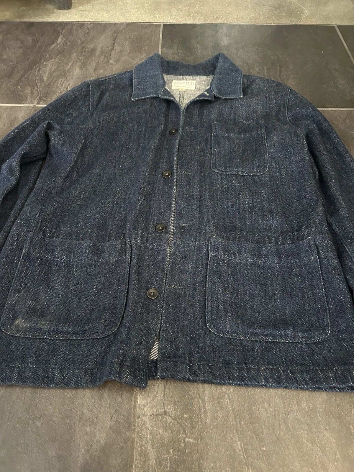 Raleigh Denim Workshop Men’s Jacket Size Medium ￼ image 3