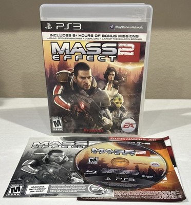 Mass Effect 2 (Sony Playstation 3 PS3, 2011) CIB COMPLETE Tested & Working
