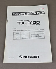 Pioneer Sintonizzatore Stereo TX-9100 FW/KUW/KCW/FVZW Manuale di servizio D-4464