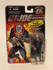 GI Joe 25th Anniversary Cobra Destro Enemy Weapons Supplier Action Figure MOC