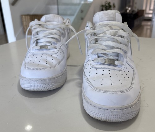 Size 10.5 - Nike Air Force 1 Low '07 White - Picture 5 of 10