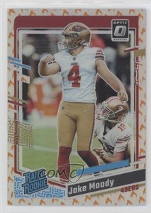 2023 Panini Donruss Optic Rated Rookie Fire Prizm Jake Moody #289 Rookie RC