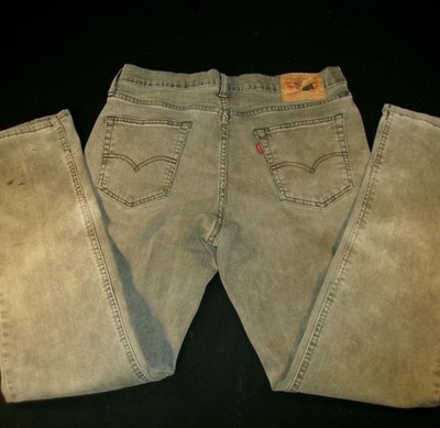 Levi's 500 Series Men's Gray Light Wash Slim Straight Denim Jeans