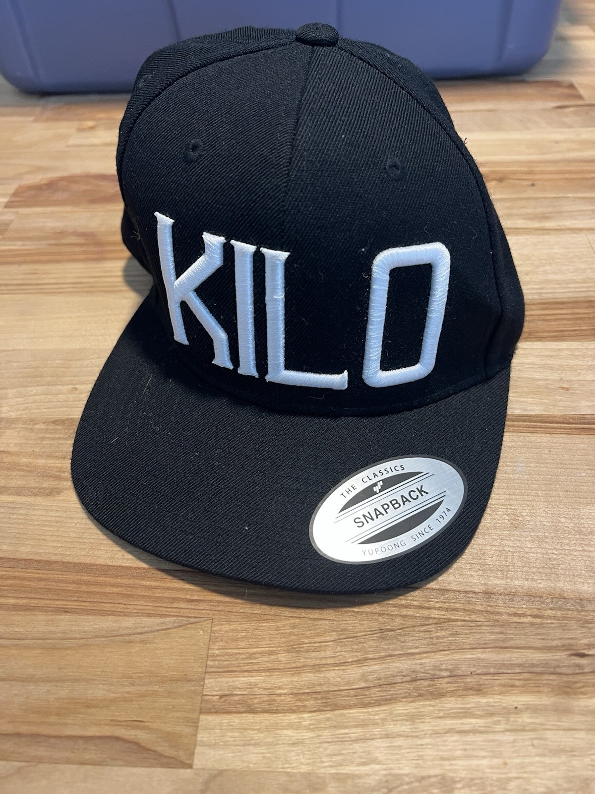 Kilo SnapBack Baseball Hat Black  Adjustable 97 - image 1