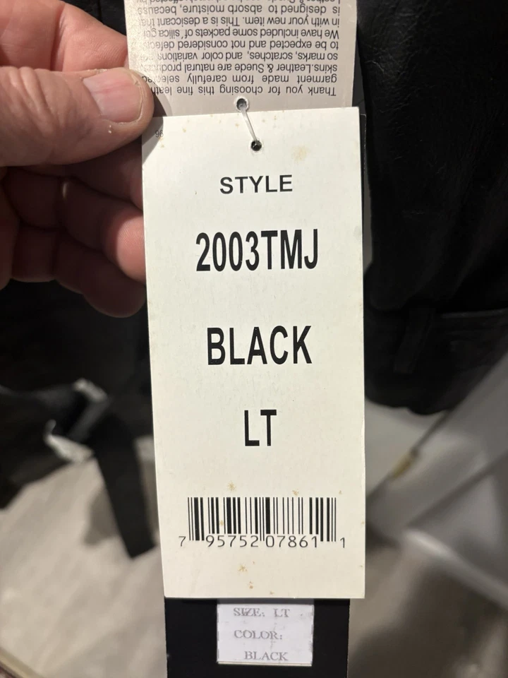 Vintage Phase 2 Leather Trench Coat Mens Large Tall - Image 2 of 4