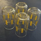Mid Century Modern MCM Set 4 Atomic Era Style Highball Glasses Bar-ware — photo 6