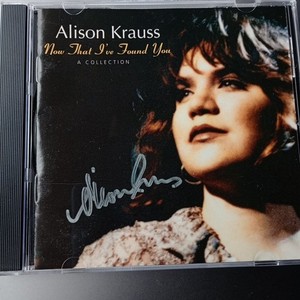 Alison Krauss Now That I Found You Signed CD With COA