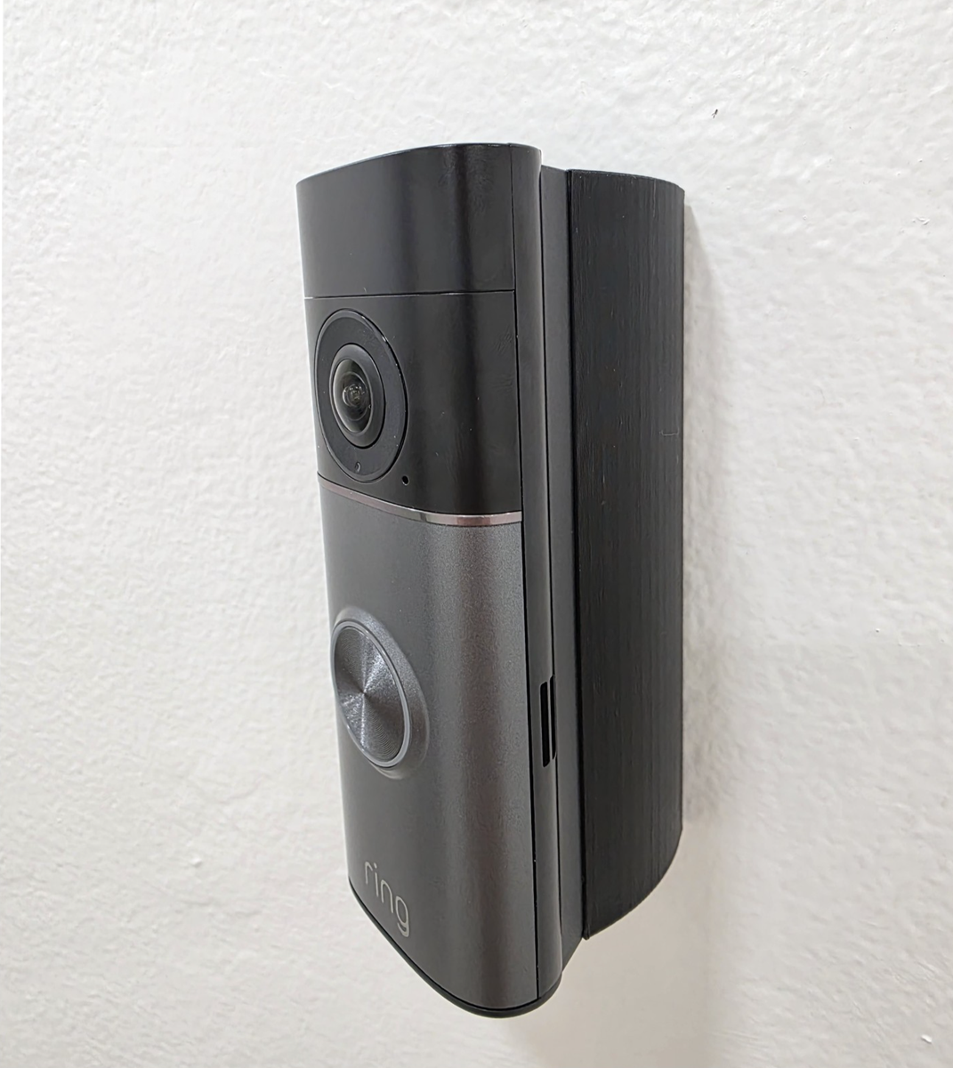 Ring Wired Doorbell Pro 3rd Gen Retinal 4K Angle Wedge Bracket