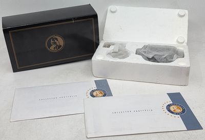 Harley-Davidson フランクリンミント 懐中時計 レザーケース 箱付 Harley Davidson Franklin Mint Pocket Watch With Case & Chain NIB