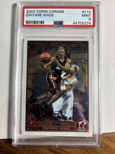 Dwyane Wade 2003-04 Topps Chrome Rookie PSA 9 (RC)