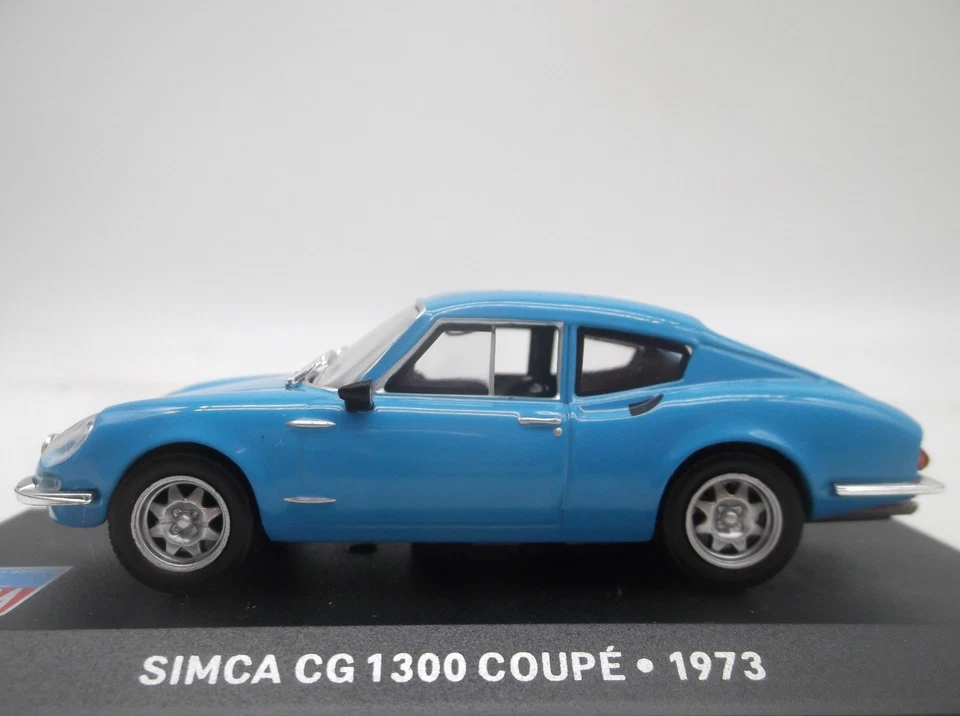 1/43 SIMCA CG 1300 Coupé 1973 Bleue IXO/Altaya - Photo 2/4