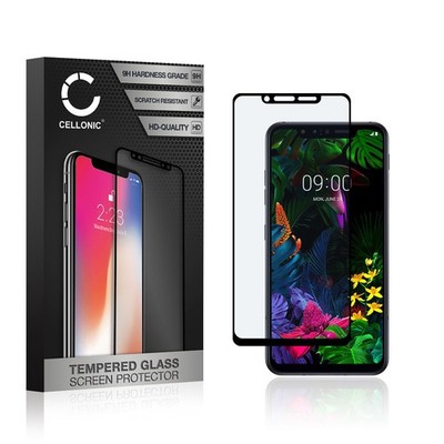 Displayschutzglas LG G8s ThinQ 3D Case-friendly Full Glue schwarz