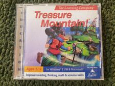 The Learning Company Treasure Mountain Windows Mac PC CD-Rom Game 1998 