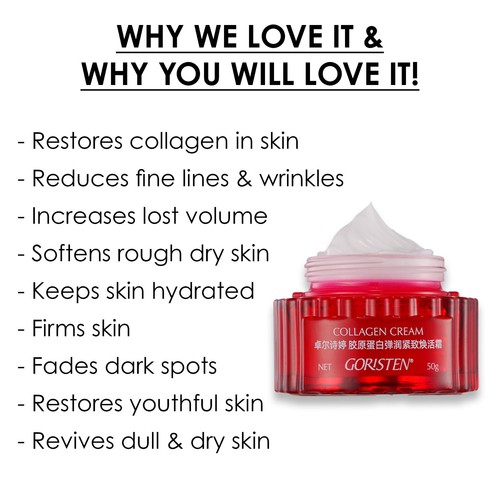 24PCS Goristen Brand: Collagen Moist Firm Revival Cream. Luxury Chinese Skincare - Picture 6 of 11
