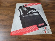 Yngwie Malmsteen Crate Amp 1986 Guitar Player Magazine 8"x11" Pin-Up Ad