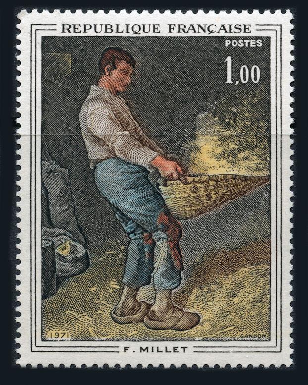 France 1971 Francois Millet "The Winnower" (1296) MNH eBay