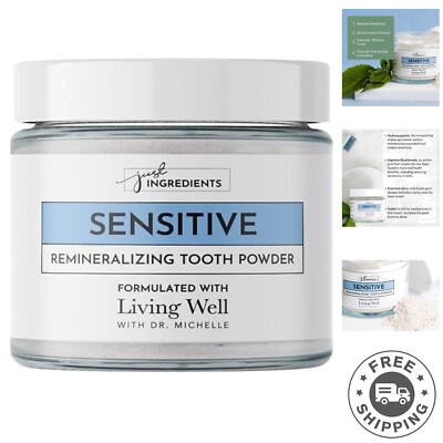 Sensitive Remineralizing Tooth Powder | Hydroxyapatite Formula | Soothes Sens...