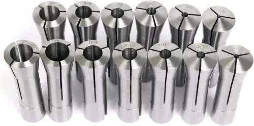 13Pcs Precision R8 Collets 1/8"- 7/8" Mill Chuck Holder for Bridgeport .0006