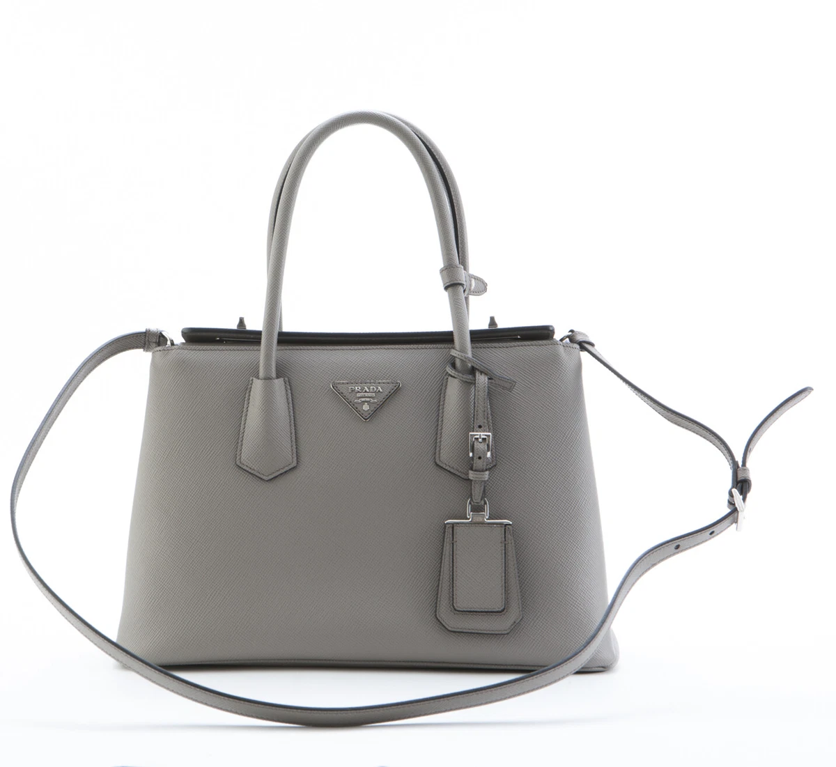 Prada saffiano top cuir bag