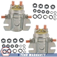 2X 12V Continuous Duty Switch Relay Solenoid 6 Terminal For Autocrane Boom Winch