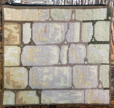 Finished Needlepoint Talis Bag Tallit Bag Hand Embroidered Stitched Wool