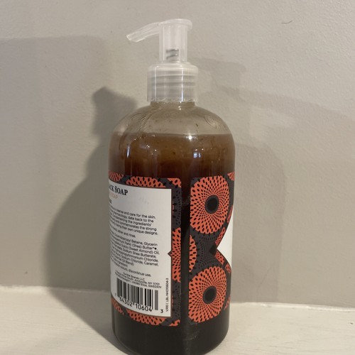 Nubian Heritage African Black Soap Liquid Hand Soap 12.3 Oz Bottle - Picture 4 of 6