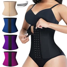 Fajate&Fajas Colombian Girdles LATEX Long Torso Waist Trainer Slim Body Shaper