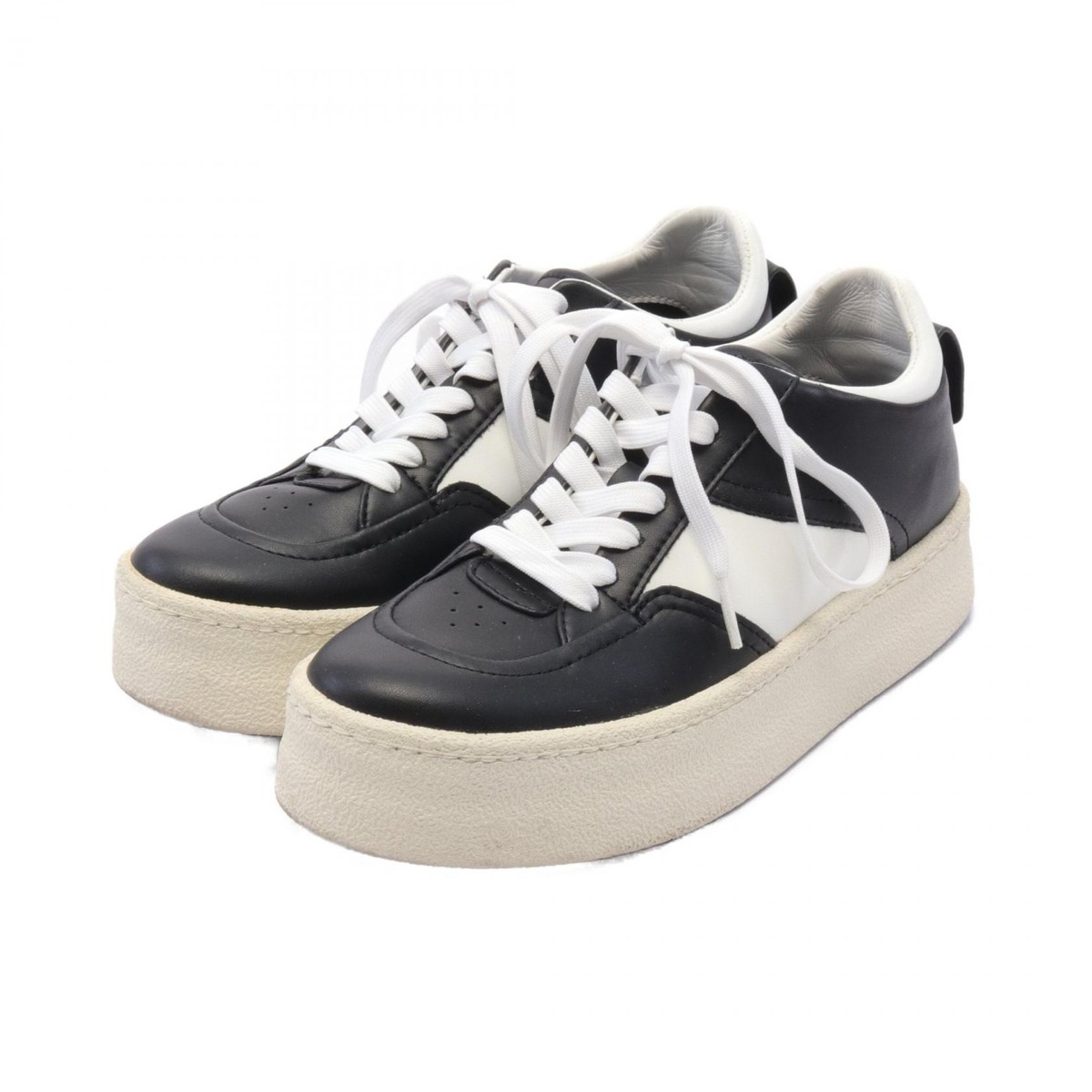 スニーカー EMPORIO ARMANI::Sneakers X8X001XK375NEROBIANCO :UK7[RESALE] Emporio Armani Sneakers shoes leather Black White Used mens