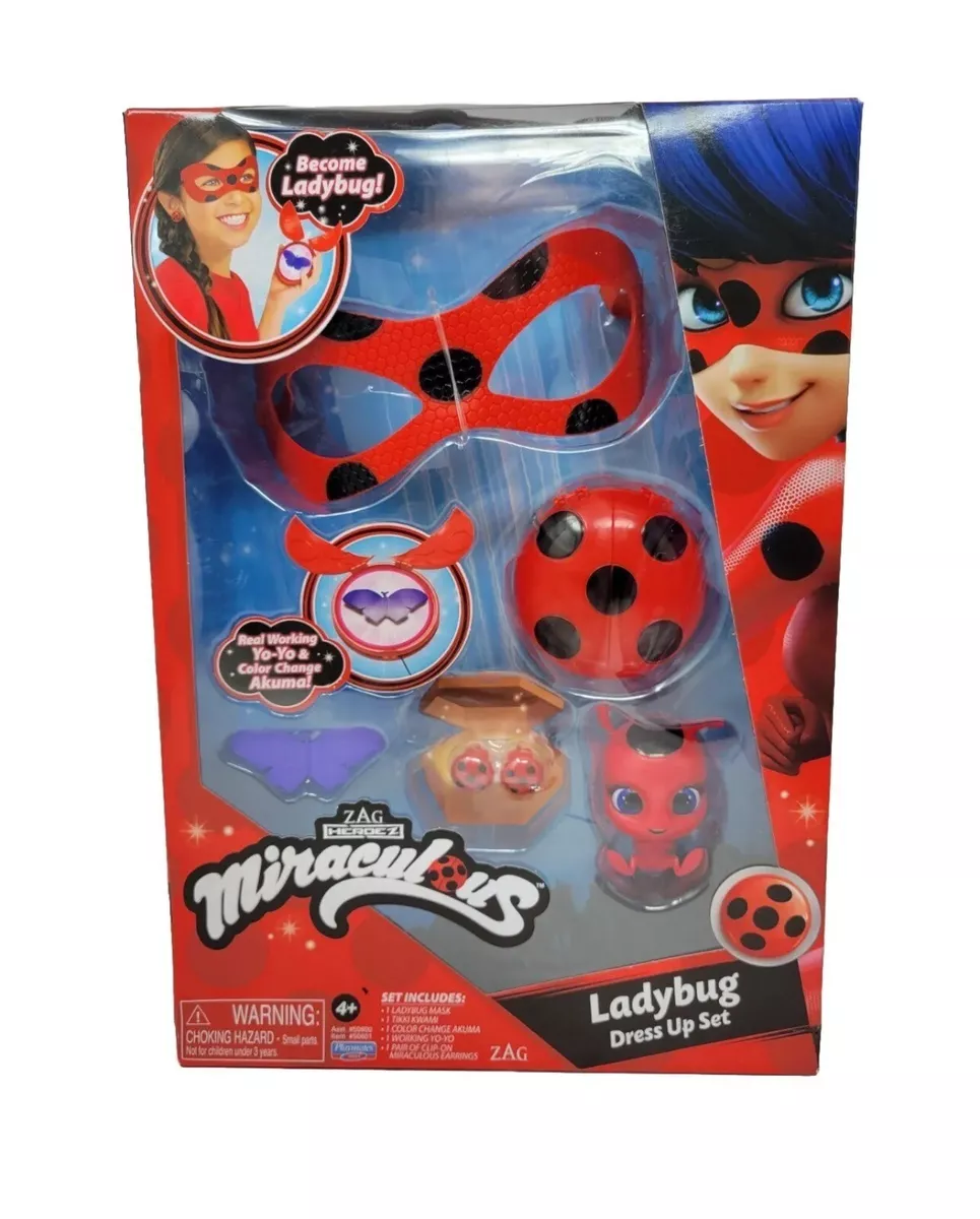 Miraculous girls female Ladybug Dress Up Set with Yoyo, Color