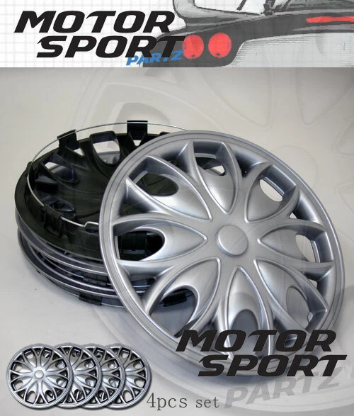 Juego de 4 tapas de cubo de 15 pulgadas para cubierta de rueda de llanta estilo tapacubos 526 15" pulgadas Foto 2 de 4