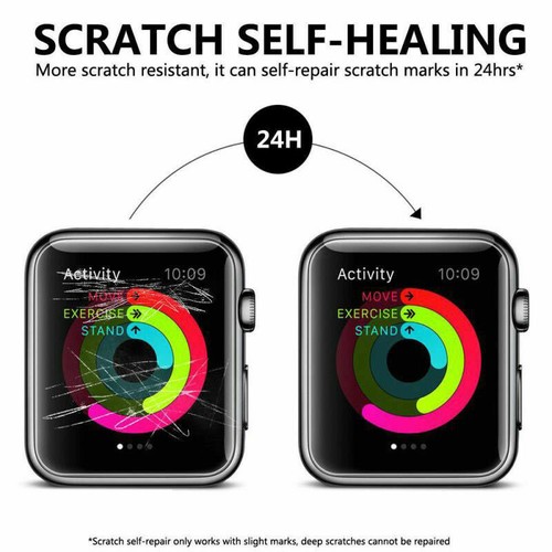 5x For Apple Watch Series 6 5 4 3 2 1 SE 44 42 40 HYDROGEL Full Screen Protector - 第 4/12 張圖片