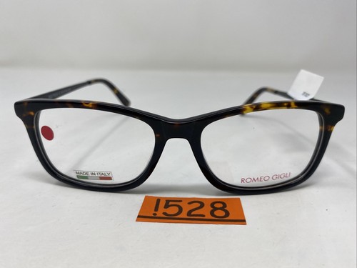 Romeo Gigli Italy RG77020 C 51-16-140 Tortoise Full Rim Eyeglasses Frame !528 - Picture 8 of 8