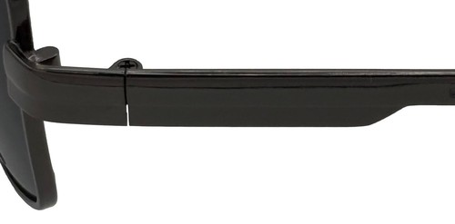 Kenneth Cole Reaction Mens Shiny Gunmetal Rectangle Metal Sunglass, KC1430. 8A - Picture 4 of 12