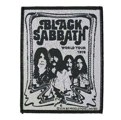 Black Sabbath - Band gewebter Aufnäher - woven Patch Neu & Official!