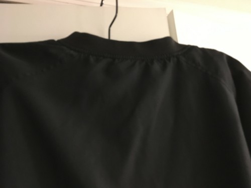 HARD ROCK Black Pullover Windbreaker Jacket~Lined~48 chest~Warm~Pockets~Medium - Picture 4 of 4