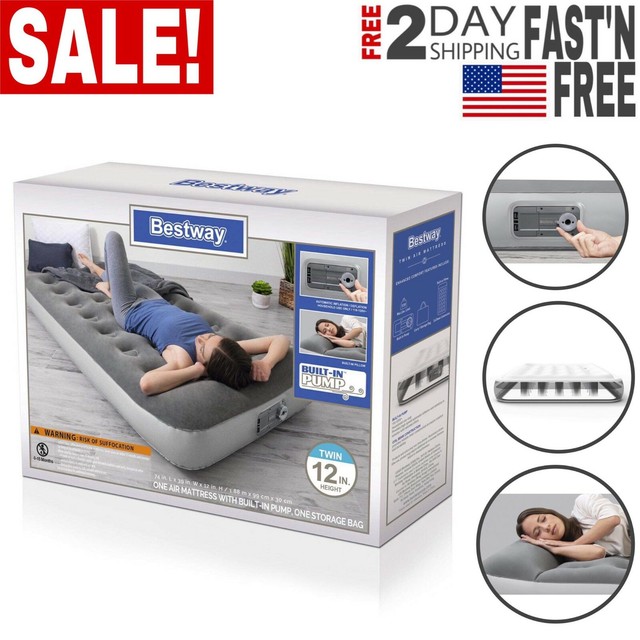 Bestway Fortech Airbed Twin Built In Ac Pump 17 Inch Queen For - Bestway Fortech Air Bed Queen Bestway Fortech Airbed Twin Built In Ac Pump 17 Inch Queen For - Bestway Fortech Air Bed Queen