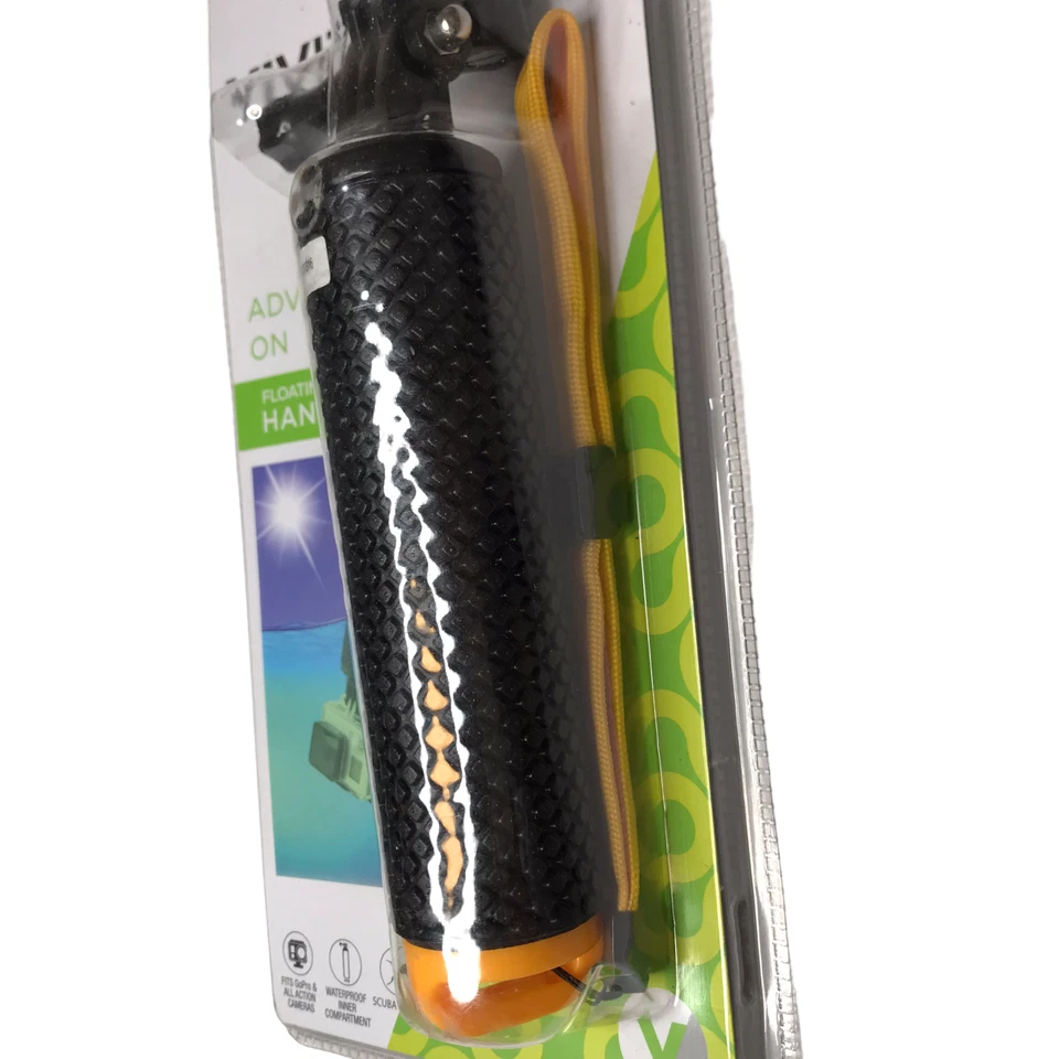 VIVITAR New NWT New in Package Floating Hand Grip GoPro Camera Black / Orange - Image 4 of 4