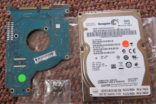 Seagate ST9320423AS 320GB - Festplattencontroller von defekter 2,5"-HDD SATA